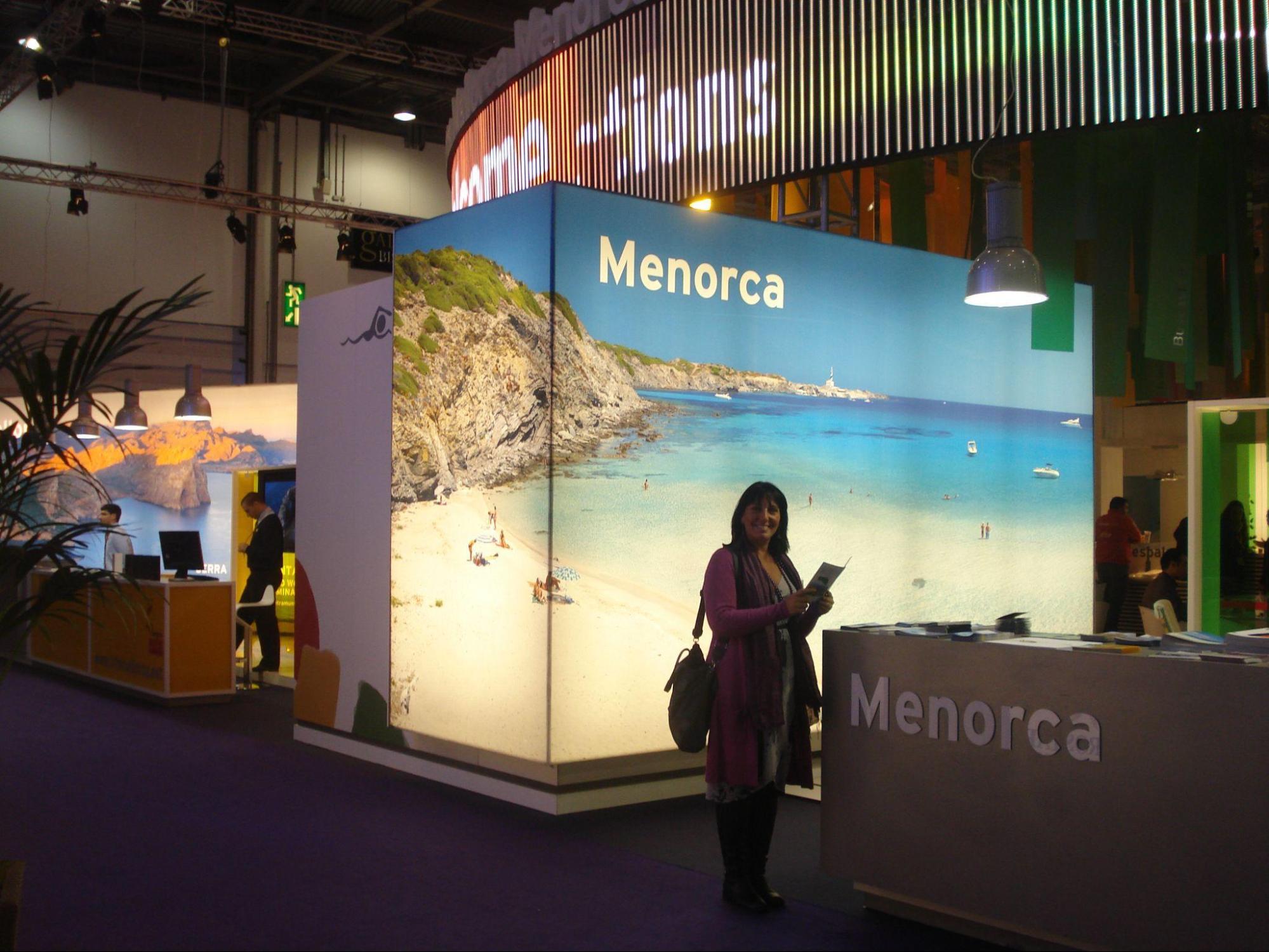 Mónica at the Fitur travel fair