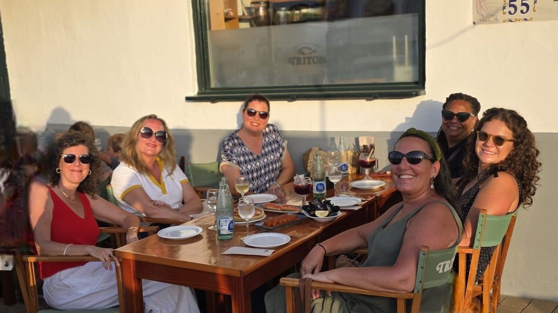 Sharing tapas at Tritón in Ciutadella harbour