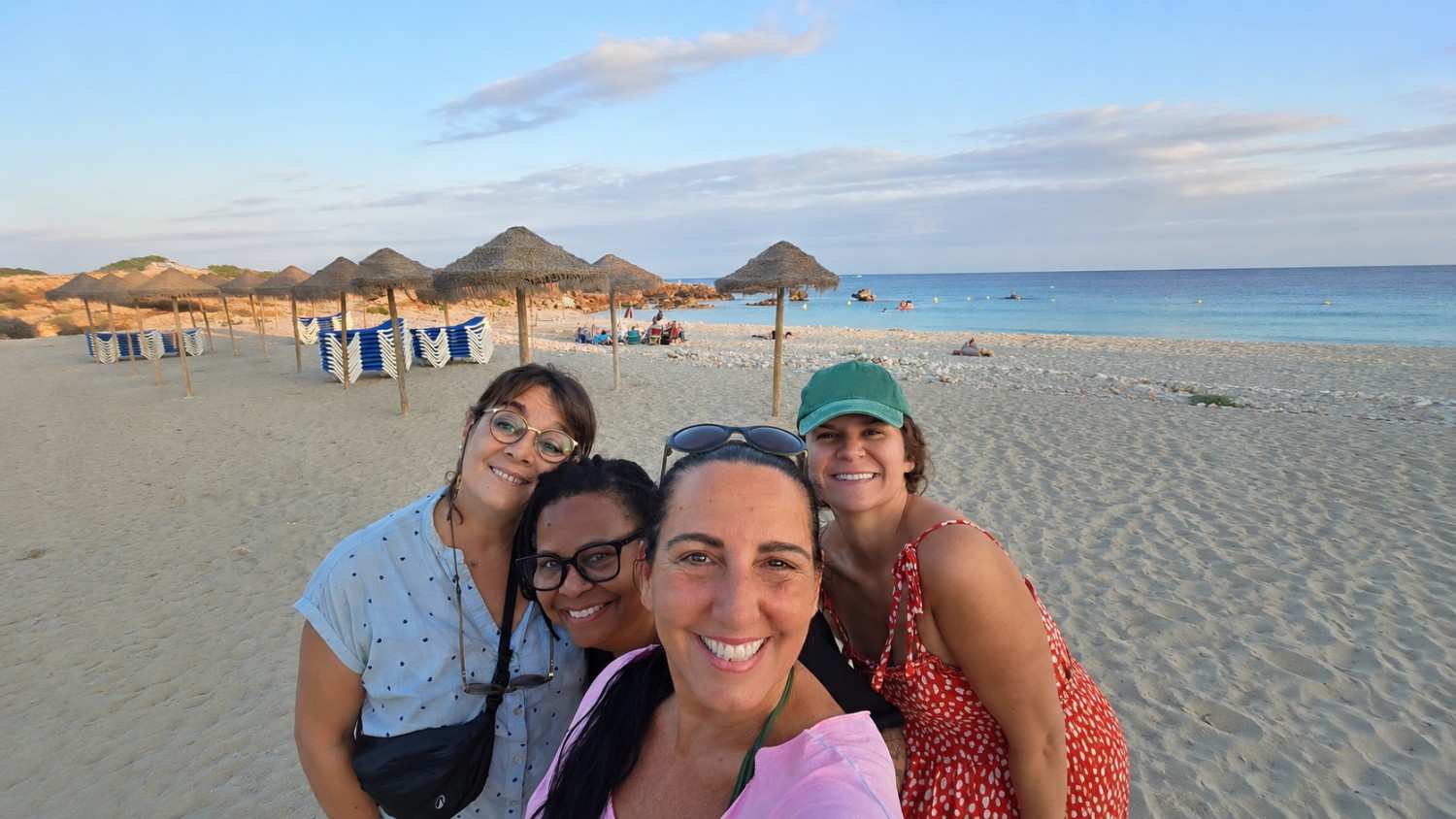 Relaxing at Son Xoriguer Beach in Menorca