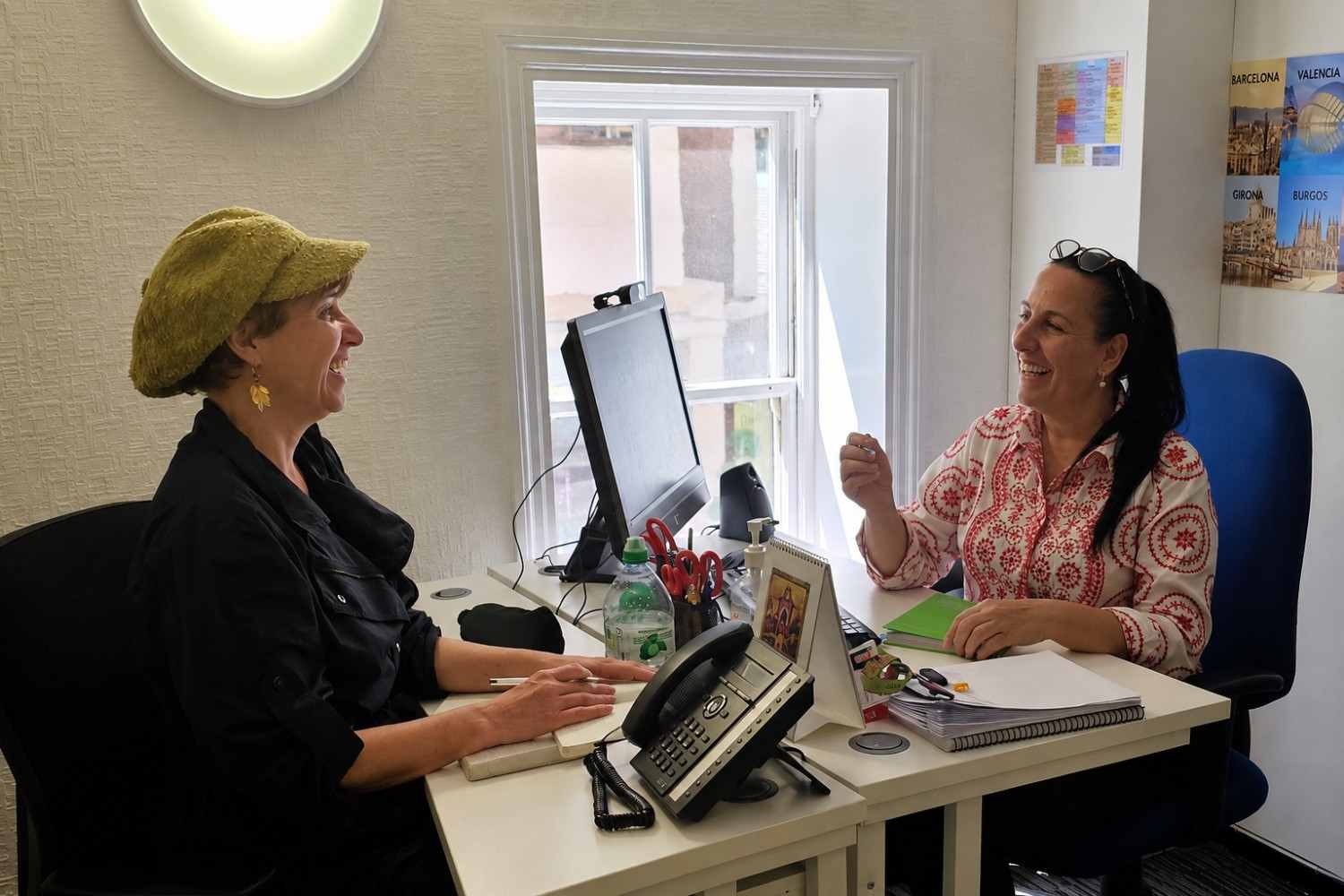 A SIELE exam preparation session with personalised guidance