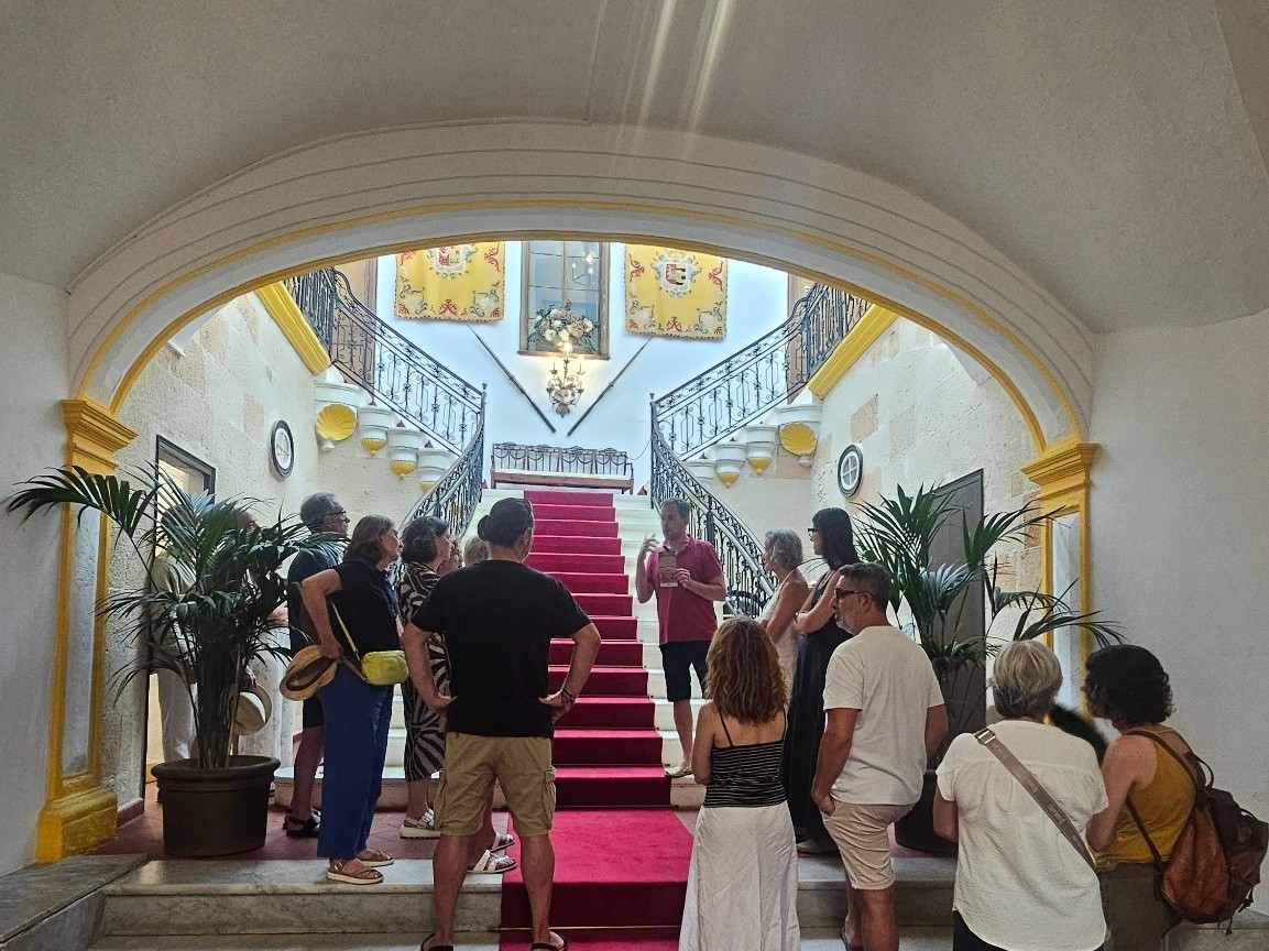 Visiting Palau Torresaura in Ciutadella during a corporate incentive trip